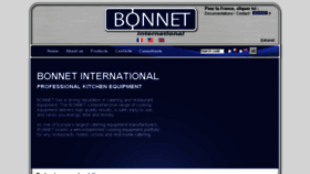 What Bonnet-international.com website looked like in 2018 (5 years ago)
