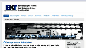 What Bkt-luedenscheid.de website looked like in 2018 (5 years ago)