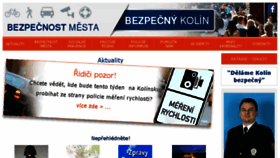 What Bezpecnykolin.cz website looked like in 2018 (5 years ago)