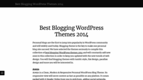 What Bestblogthemes.wordpress.com website looked like in 2018 (5 years ago)