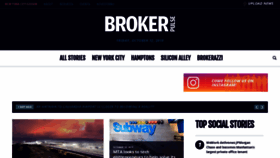 What Brokerpulse.com website looked like in 2018 (5 years ago)