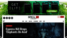 What Breal.tv website looked like in 2018 (5 years ago)