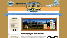 What Boringgoats.com website looked like in 2018 (5 years ago)