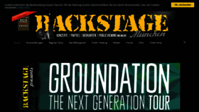 What Backstage.eu website looked like in 2018 (7 years ago)