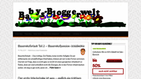What Babys-bloggerwelt.de website looked like in 2018 (5 years ago)