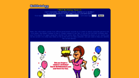 What Birthdatabase.com website looked like in 2018 (5 years ago)