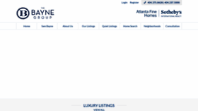 What Baynegroup.com website looked like in 2018 (5 years ago)