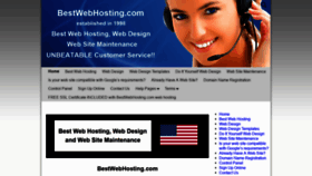 What Bestwebhosting.com website looked like in 2018 (5 years ago)