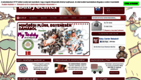 What Babycenter-debrecen.hu website looked like in 2018 (5 years ago)