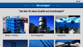 What Bissinger-gmbh.de website looked like in 2018 (5 years ago)