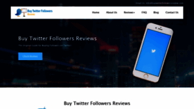 What Buytwitterfollowersreview.com website looked like in 2018 (5 years ago)