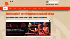 What Beachklubladvi.cz website looked like in 2018 (6 years ago)