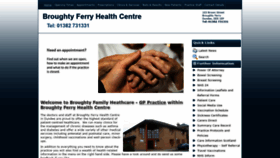 What Broughtyferryhealthcentre.co.uk website looked like in 2018 (5 years ago)