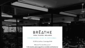 What Breathecambridge.com website looked like in 2018 (5 years ago)