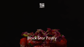 What Blackstarpastry.com.au website looked like in 2018 (5 years ago)