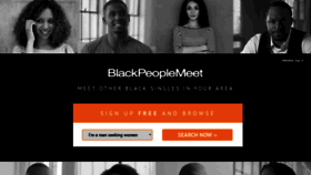 What Blckpeoplemeet.com website looked like in 2018 (5 years ago)
