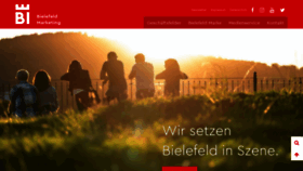 What Bielefeld-marketing.de website looked like in 2018 (5 years ago)