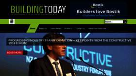 What Buildingtoday.co.nz website looked like in 2018 (5 years ago)