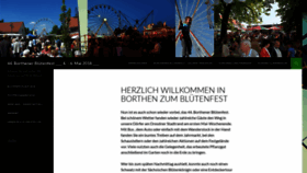 What Bluetenfestverein.de website looked like in 2018 (5 years ago)
