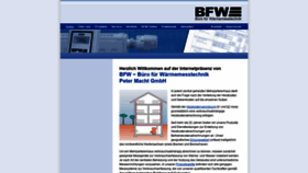 What Bfw-macht.de website looked like in 2018 (5 years ago)