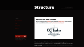 What Buildwithstructure.com website looked like in 2018 (5 years ago)