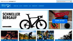 What Bauersport.ch website looked like in 2018 (5 years ago)