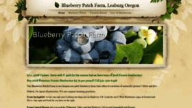 What Blueberrypatchfarm.com website looked like in 2018 (5 years ago)