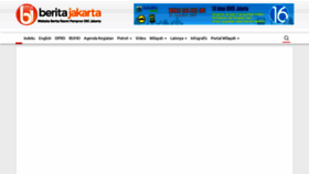 What Beritajakarta.com website looked like in 2018 (5 years ago)