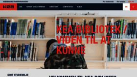 What Bibliotek.kea.dk website looked like in 2018 (5 years ago)