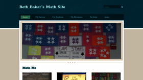 What Bethbakermath.com website looked like in 2018 (5 years ago)