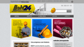 What Boid24.es website looked like in 2018 (5 years ago)