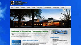 What Bronxpark.ca website looked like in 2018 (5 years ago)