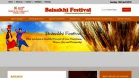 What Baisakhifestival.com website looked like in 2018 (5 years ago)