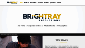 What Brightray.co website looked like in 2018 (5 years ago)