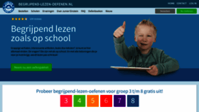 What Begrijpend-lezen-oefenen.nl website looked like in 2018 (5 years ago)