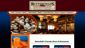 What Butterfieldsrestaurants.com website looked like in 2018 (5 years ago)
