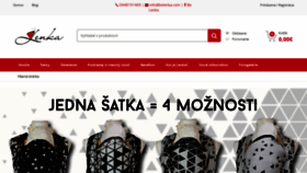 What Belenka.sk website looked like in 2018 (5 years ago)