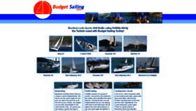 What Budgetsailing.com website looked like in 2018 (5 years ago)