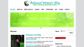 What Balancedwomensblog.com website looked like in 2018 (5 years ago)