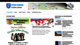 What Bebrina.hr website looked like in 2018 (5 years ago)