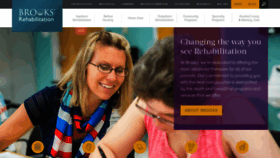 What Brooksrehab.org website looked like in 2018 (5 years ago)