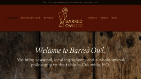 What Barredowlbutcher.com website looked like in 2018 (5 years ago)
