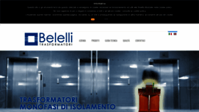What Belelli.it website looked like in 2018 (5 years ago)