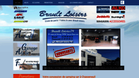What Braultloisirs.com website looked like in 2018 (5 years ago)