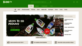 What Biooo.cz website looked like in 2018 (5 years ago)