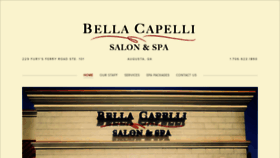 What Bellacapelliaugusta.com website looked like in 2018 (5 years ago)