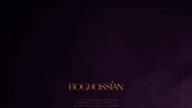 What Boghossianjewels.com website looked like in 2018 (5 years ago)