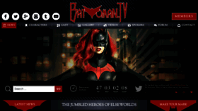 What Batwoman.tv website looked like in 2018 (5 years ago)