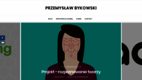 What Bykowski.pl website looked like in 2018 (5 years ago)