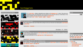 What Bontegames.com website looked like in 2018 (5 years ago)